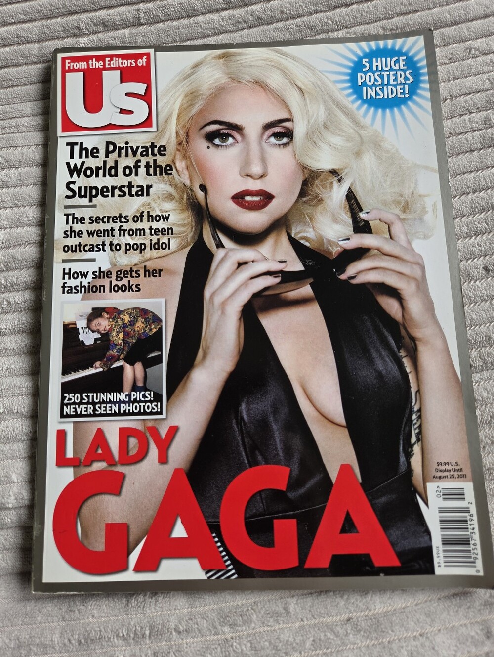 Us Weekly Magazine Lady Gaga August 2011